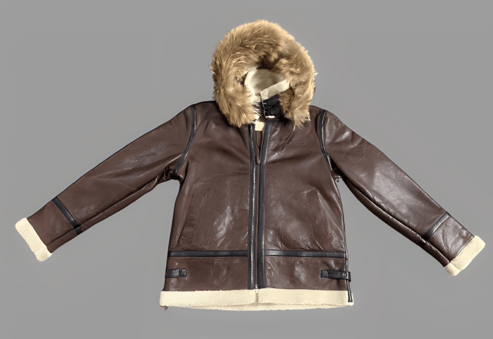 Luxe Fox Fur Leather Coat