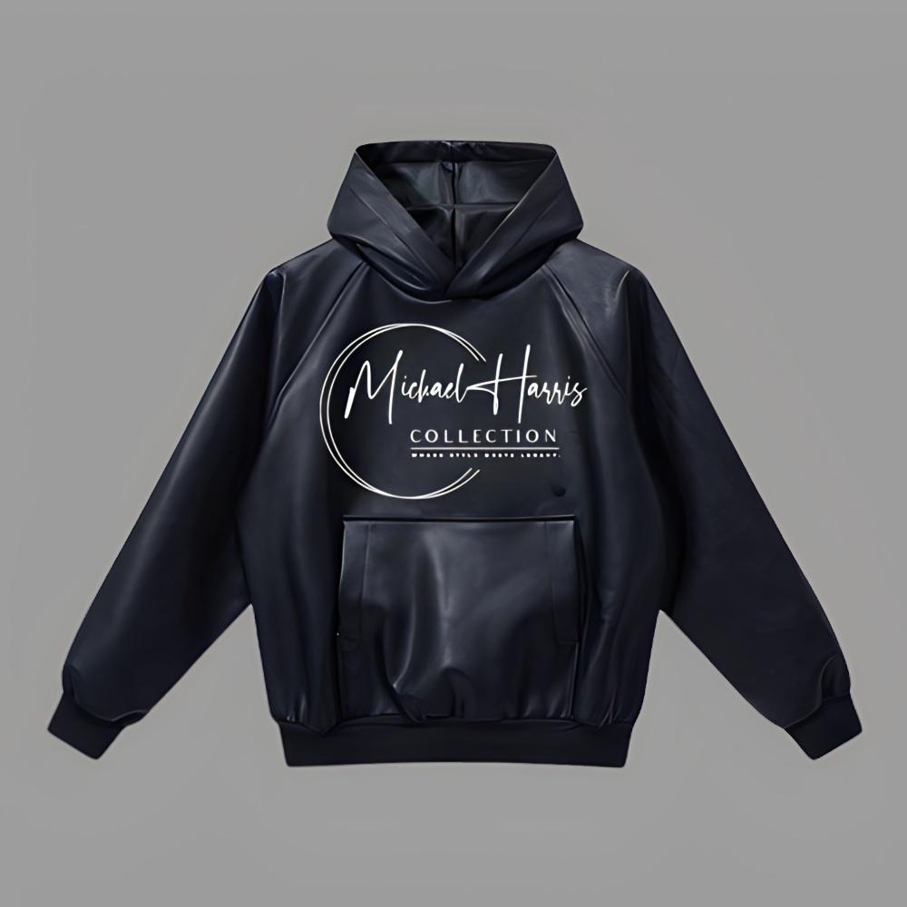 MH Shadow Luxe Leather Hoodie