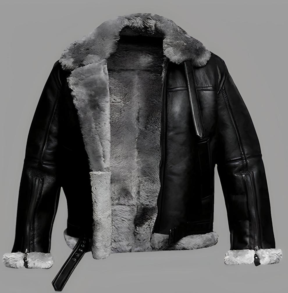 Majestic Luxe Leather Coat